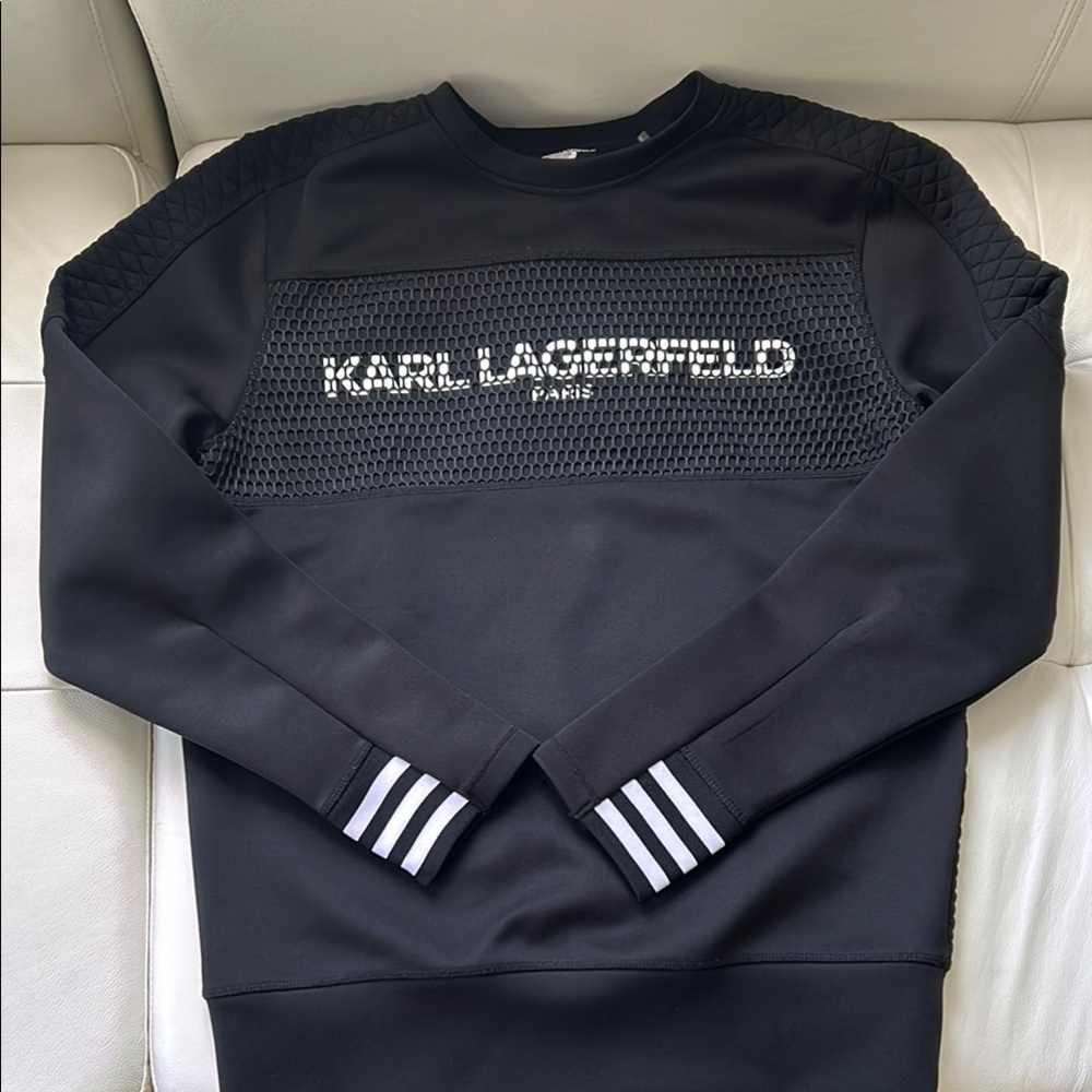 KARL LAGERFELD Black Men's Sweater